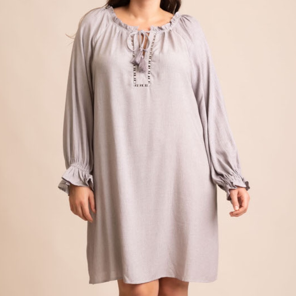 PLUS SIZE MINI DRESS